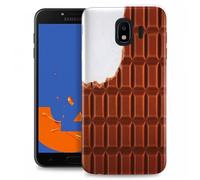 Coque Samsung J4 2018 Tablette Chocolat / Fun / Silicone