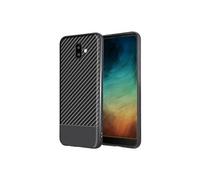 ebestStar - Coque Compatible avec Samsung S10 Plus Galaxy Housse Etui Gel Motif Fibre Carbone Luxe Flex TPU Premium, Noir [S10 Plus: 157.6 x 74.1 x 7.8mm, 6.4'']