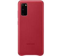 Coque Samsung S20 Cuir Rouge Bordeaux
