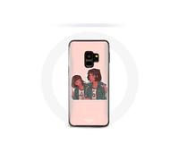 Coque - Samsung - S9 Plus - Souple - Rose - Squid Game Ji Yeong & Kang Sae Byeok