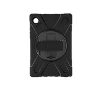 Coque Samsung Tab A8 10.5 Hybride Poignée Rotative Béquille Noir