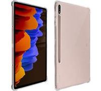 Coque Samsung Tab S7 Plus 12.4 et S8 Plus Flexible Coins Bumper Transparent