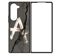 Coque Samsung Z Fold 6 Silicone Anarchie Tague Cassé Graffeur Justice Personnalisé Portable Metal Symbole Tatouage Peinture Galaxy
