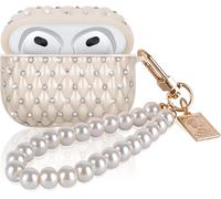 Coque Scintillant Pour Airpods 3 Génération Avec Diamant Brillant Design Pour Fille/Femme, Étui De Protection Ultra-Mince Antichoc En Silicone Souple Pour Airpods 3 Avec Porte-Clés[CAS6215534]