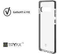 Force Case Coque semi-rigide Life FCLIFENGS10PB pour Samsung Galaxy S10+ G975 Transparent Gris