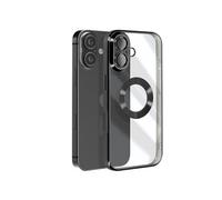 Coque Série Glam pour iPhone 16 Antichoc Noir