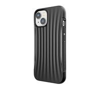 Coque pour iPhone 14 Clutch Shockproof 3M avec motif rayures Noir