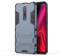 Coque Shockproof Pc + Tpu Pour Xiaomi Mi 9t Pro / Redmi K20 Pro Avec Support, Bleu Marine