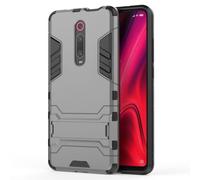 Coque Shockproof Pc + Tpu Pour Xiaomi Mi 9t Pro / Redmi K20 Pro Avec Support, Gris