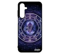 Coque Signe Astrologique Lion A16 4g 5g Silicone Avenir Univers Sm-A166b/Ds Bleu Du Zodiaque Montre Etoiles Galaxie Pour Samsung Galaxy