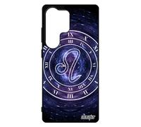 Coque Signe Astrologique Lion Pour Samsung Galaxy S25 Ultra Silicone Bleu Du Zodiaque Univers Avenir Ciel Antichoc Sm-S938b Horloge Etui