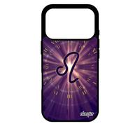 Coque Signe Lion Pour Iphone 17 Pro En Silicone Soleil Galaxie Smartphone Original Violet Case Du Zodiaque Etoiles Horoscope Femme