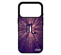 Coque Signe scorpion pour iPhone 17 pro silicone univers du zodiaque housse horoscope bumper rigide etoiles astrologique etui de