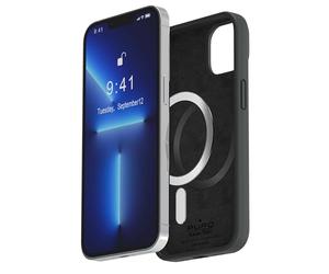 Coque Silicon Icon Magnétique IP14 Pro Max Noir