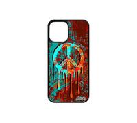 Coque silicone 12 pro/iPhone 12 Peace and love hippie 4G housse reggae Paix et amour graffiti tatouage & peinture 64 Go espoir