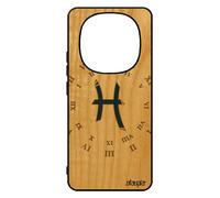 Coque Silicone 14 Pro+ Plus 5g /Redmi Note 14 Pro Bois Signe Poisson Univers Femme Du Zodiaque Horoscope Noir Case Smartphone Pour Xiaomi