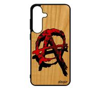 Coque Silicone Anarchie Pour S25+ Plus Bois Punk Revolution Tague Hardrock Anarchy Graff Housse Ni Dieu Ni Maitre De Pour Samsung Galaxy