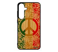 Coque Silicone Antichoc S25+ Plus Bois Peace And Love Paix Et Amour Reggae Garcon Mandala & Housse Tpu Jamaique Jaune Pour Samsung Galaxy