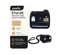 Coque Silicone Antidérapant pour Polaroid Go Generation 3 + Dragonne,Noir | Protection renforcée contre les chocs et rayures, légère, installation facile, idéale en photographie nomade