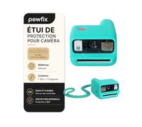 Coque Silicone Antidérapant pour Polaroid Go Generation 3 + Dragonne,Vert | Protection renforcée contre les chocs et rayures, légère, installation facile, idéale en photographie nomade