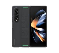 Coque silicone avec lanière Noir Pour Galaxy Z Fold4