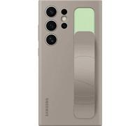 Coque silicone avec lanière POUR GALAXY S24 Ultra Taupe