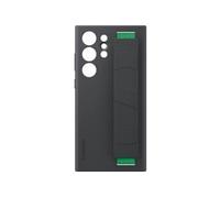 Coque Silicone avec lanière S23 Ultra Noir