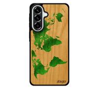 Coque Silicone Carte Monde A57 5G Bois planete Souple Effet Motif Telephone Case Terre geographie Atlas 4G Housse de pour Samsung Galaxy
