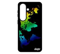 Coque Silicone Carte Monde pour S26 Motif Design TPU Smartphone Atlas planete Housse Texture Etui Original Pays Terre pour Samsung Galaxy