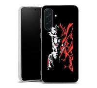 Coque Silicone Compatible avec Samsung Galaxy A36 5G Antichoc | Doux TPU Silicone Protection Housse, Étui de Téléphone Manga Vs Kyubi Renard Demon a 9 Queues