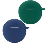 Coque Silicone Compatible Honor Earbuds X5 ¿ Antichoc & Anti¿Poussière, Compatible Recharge Sans Fil ¿ Lot 2 (Bleu & Vert)
