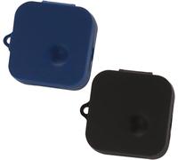 Coque Silicone Compatible Nothing Ear 3 - Charge Sans Fil, Antichoc, Bouchon Antipoussière, Motif 3d Mignon Avec Mousqueton Noir/Bleu