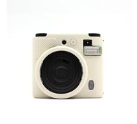 Coque Silicone Compatible pour fujifilm pour instax pour mini 99 - Étui Souple Résistant pour usure Design Minimaliste Vert(White)
