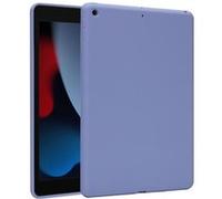 Accezz Liquid Silicone Backcover for de Apple iPad 9 (2021) 10.2 inch / iPad 8 (2020) 10.2 inch / iPad 7 (2019) 10.2 inch - Lila