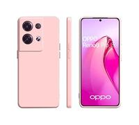 Little Boutik Coque Silicone Couleur Rose pour Oppo Reno 8 Pro 5G
