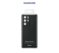 Coque Silicone Cover pour Samsung Galaxy S21 Ultra 5G Noir Original EF-PG998