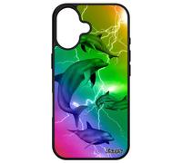 Coque Silicone Dauphin Pour Apple Iphone 16 Multicolore Ocean Animal De Protection Design Marin Case Marsouin Original Jaune Rigide