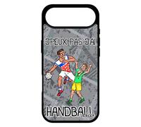 Coque Silicone De Protection Pour Iphone 17 Air J'peux Pas J'ai Handball Drole Telephone Hand Homme Noir Humour Gel Made In France