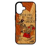 Coque Silicone De Protection Pour Iphone 17 Bois J'peux Pas J'dois Garder Mon Chat Telephone Mobile Je Antichoc Bd Drole Gel