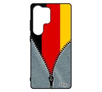 Coque Silicone De Protection S25 Ultra Drapeau Allemagne Allemand Coupe D'europe Dessin Gel Case Basket Jo Euro Foot Pour Samsung Galaxy