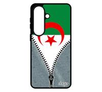 Coque Silicone Drapeau Algerie algerien S26 Can Foot Coupe du Monde Coupe d'afrique Case de Protection Made in France pour Samsung Galaxy
