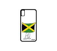Coque silicone drapeau jamaique jamaicain iPhone XR jo etui 256 Go ragga rasta foot reagge football antichoc