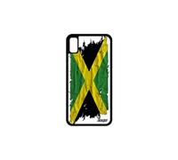 Coque silicone drapeau jamaique jamaicain iPhone XR original etui reagge a Apple