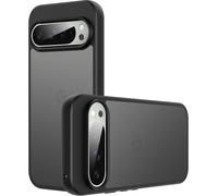 Coque Silicone Flexible Pour Google Pixel 9 / Pixel 9 Pro - Dos Pc Translucide Givré, Antitraces, Antidérapante Et Antivibrations, Ultra-Fin Et Léger, Découpes Précises, Protection Objectif Surélevée