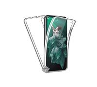 Coque silicone gel fine 360 integrale (avant et arriere) pour Huawei Nova 5T + film ecran - TRANSPARENT -