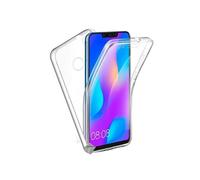 Coque silicone gel fine 360 integrale pour Huawei Honor 10 Lite + film ecran - TRANSPARENT -