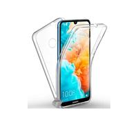 Coque silicone gel fine 360 integrale pour Huawei Honor 8A + film ecran - TRANSPARENT -