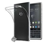 Coque silicone gel fine pour Blackberry Key2 + film ecran - TPU TRANSPARENT