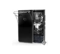 Coque silicone gel fine pour Blackberry Key2 LE + film ecran - TPU TRANSPARENT -