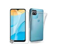 Coque silicone gel fine pour Oppo A15 + film ecran - TPU TRANSPARENT -